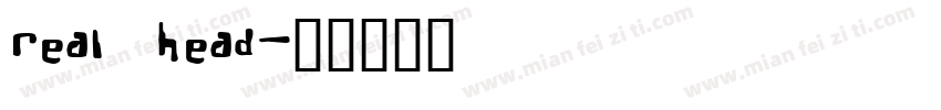 real head字体转换